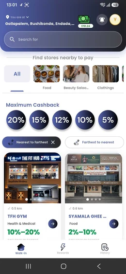 Find stores on Payzo